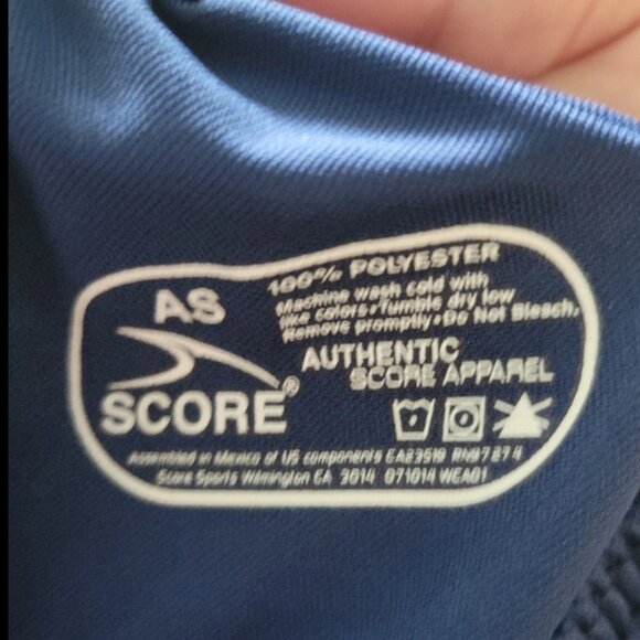 Adult small blue soccer shorts - Picture 3 of 3